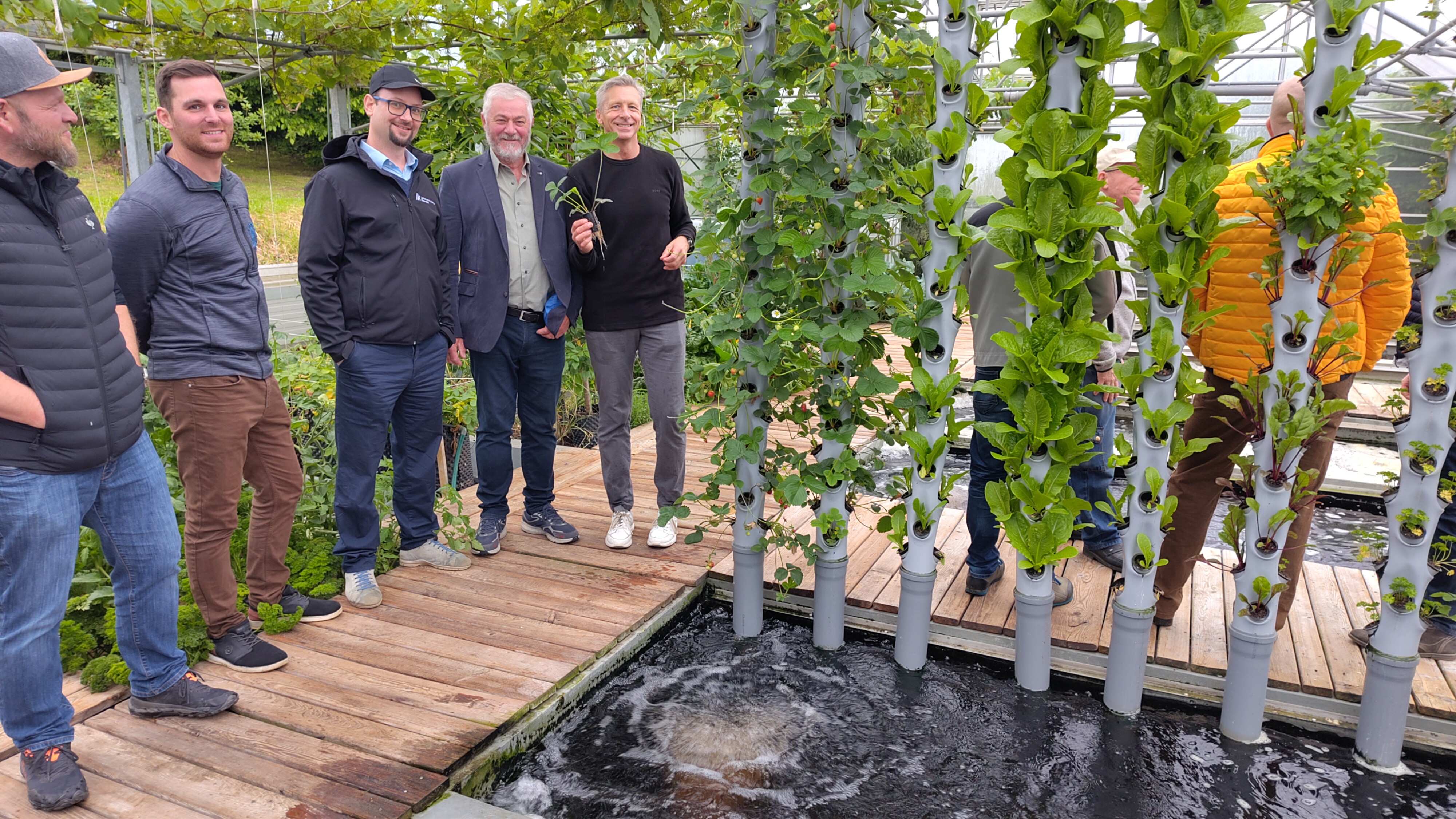 Betriebsbesichtigung bei Melanie Haslauer